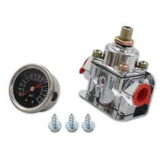 Fuel Pressure Regulator with Gauge for Carburetor Carb 1-4 PSI 12-804 USA