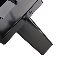 Adjustable Pintle Hitch Bracket 3 Position for 2″ Receiver Black 20000 lbs