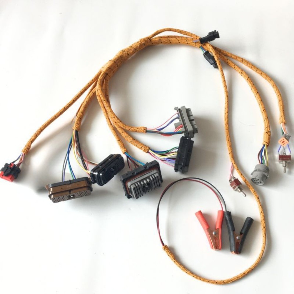Engine Start Test Wiring Harness For CAT D Series & GC Series Excavator C6.4