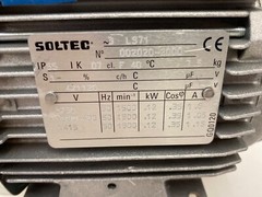 SOLTEC Motor LS71 50hz 3-Phase AC Motor New Old Stock