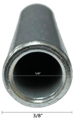 Ten New Galvanized Steel Spacer Tubes | 1/4″ ID x 3/8″ OD x 1-1/2″