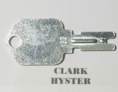 (1 ) Hyster Forklift Keys key #166 51335040 Fits Yale, Komatsu, Clark, Gradall
