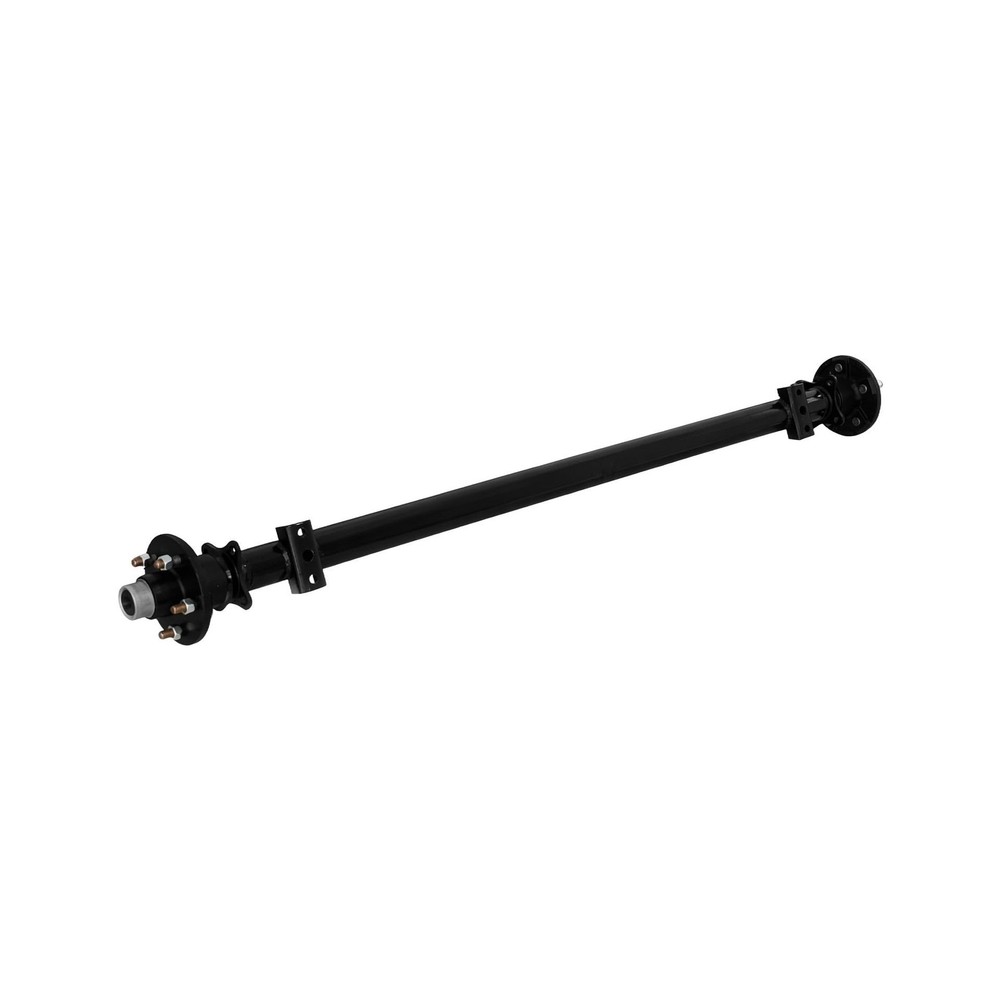 dreamdragon 3500 lbs Trailer Axle with 5×5 Idler Hubs – 85″ Hubface 70″ Sprin…
