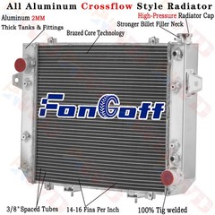 4 Row Radiator for 12+ Doosan Daewoo Forklift G20P-5 GM 3.0L LP 2209-006 Fongoff