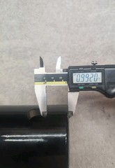 Auger Adapter 2-9/16 Inch Round Unit Female to 2 Inch Round Bit Male Made In USA