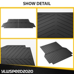 5FT Truck Bed Mat Liner Fit for 2005-2023 Toyota Tacoma Double Cab All Weather