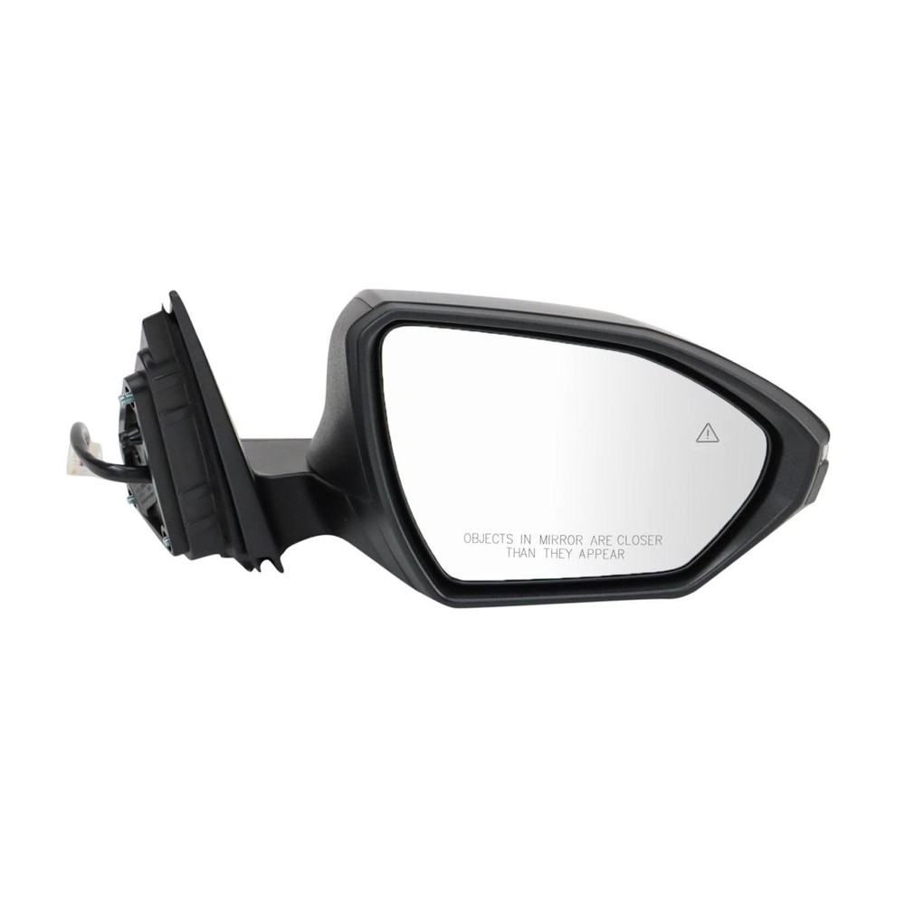 Right Mirror Elec 8Pin Blk Cover Man Clr Glass 6.69in Direct Repl HY1321328