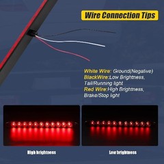 15inch 11 LED Trailer Rear Light Bar, Park/Brak Size: 15inch trailer light bar