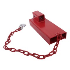 2″ Forklift Hitch Receiver Trailer Hitch Receiver Towing Adapter Ball Mount