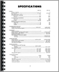 Minneapolis Moline Power Unit Manual Service Repair Operators 425-6A 605A-6A