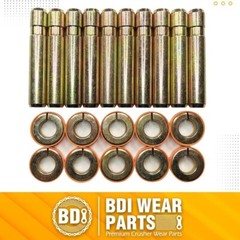 Bucket Teeth Pins 8E6358 & 8E6359 Retainers for Cat J350 1U3351 1U3352 -10 Pack