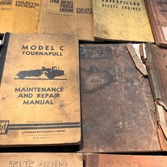 Lot of Vintage CAT Caterpillar Parts Catalogs Manuals TRACTORS ENGINES War Dept
