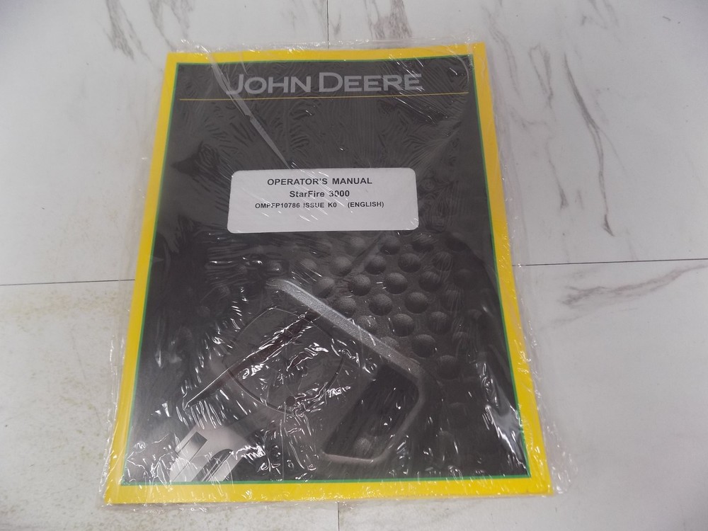 John Deere StarFire 3000 Operator’s Manual OMPFP10786 2000 English
