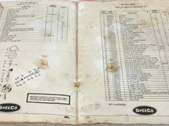 Vintage Original SPeeCo Posthole Digger SpeeDigger Operator’s Manual Parts List