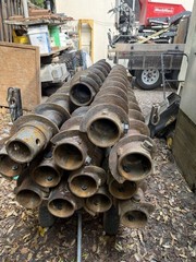 Hollow Stem Augers. 5ft, 3.25” ID