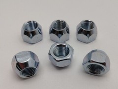 6x 1/2″-20×5/8″ Right Hand Wheel Lug Nut 60 Degree Taper Ford Dodge Chevy 13/16″