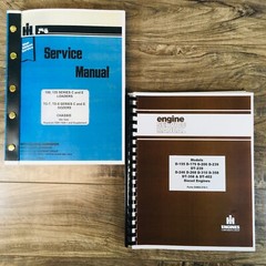 Set International Dresser Td8 Series E Td-8E Crawler Dozer Service Repair Manual