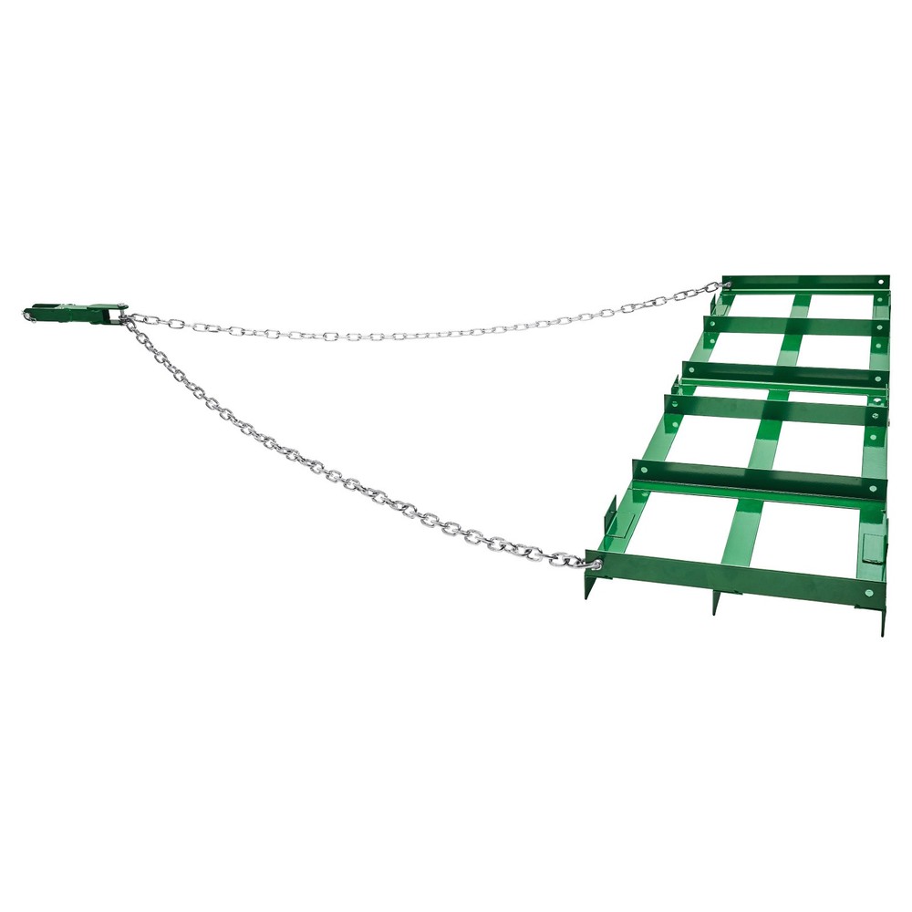 Drag Harrow 6 ft Heavy Duty Tow Behind Drag Harrow Driveway Grader Rake
