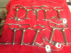 LOT OF 10 TRACTOR TRAILER 1/2″ HITCH PIN CHAIN CLIP- LYNCH RECEIVER TOW LOCK