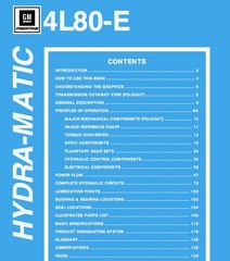 TRANSMISSION TECHNICIAN GUIDE MANUAL CDROM FOR GM CHEVY GMC 4L60E & 4L80E