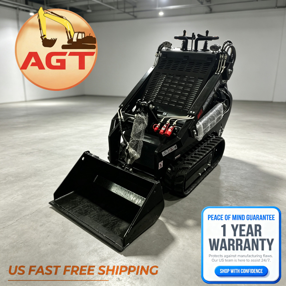 AGT KTT23 1T Stand-On Mini Skid Steer 23HP Rato Gas Loader Toro Dingo Plate