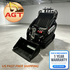 AGT KTT23 1T Stand-On Mini Skid Steer 23HP Rato Gas Loader Toro Dingo Plate