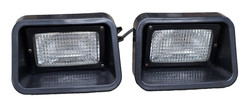 2 John Deere 655 755 855 955 Tractor Fender Headlights L & R AM102141 AM 102140