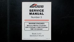 MerCruiser Service Manual 3 Marine Engines 4/6/V8 Cylinder 90-95993 1988 Repair