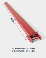 Fork Extensions,72”/84”/96” Length Pallet Fork Extensions, 5.3”W Fork Extensions