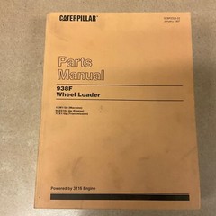 CAT Caterpillar 938F PARTS MANUAL BOOK CATALOG LIST WHEEL LOADER GUIDE sn 1KM