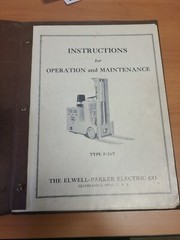 Elwell-Parker General Operating & Maintenance Manual F-26T