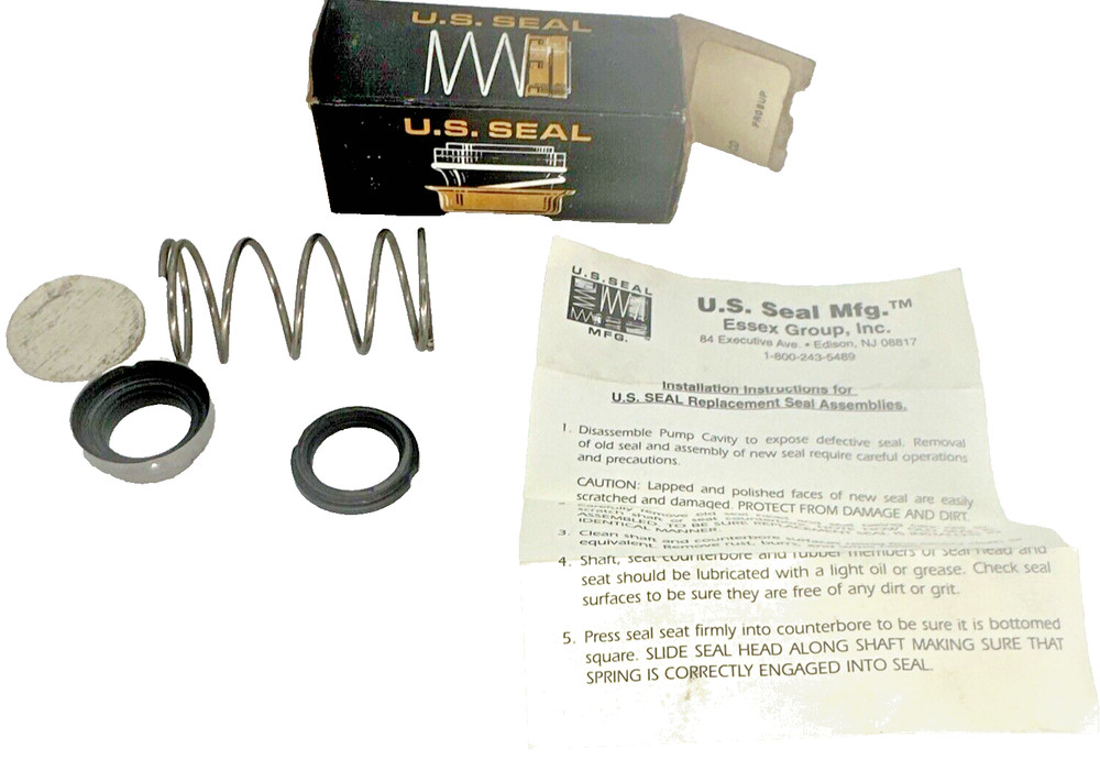 U.S. Seal Mfg. PS-275 Pump Seal, .75″ Shaft, 220psi, Type C Head, new (YY)