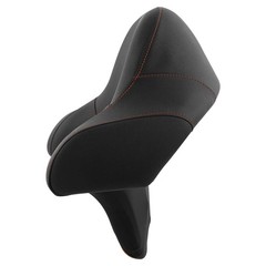 Wrap Around Passenger Backrest Pad Touring Electra Glide 2014-2023 Black Orange