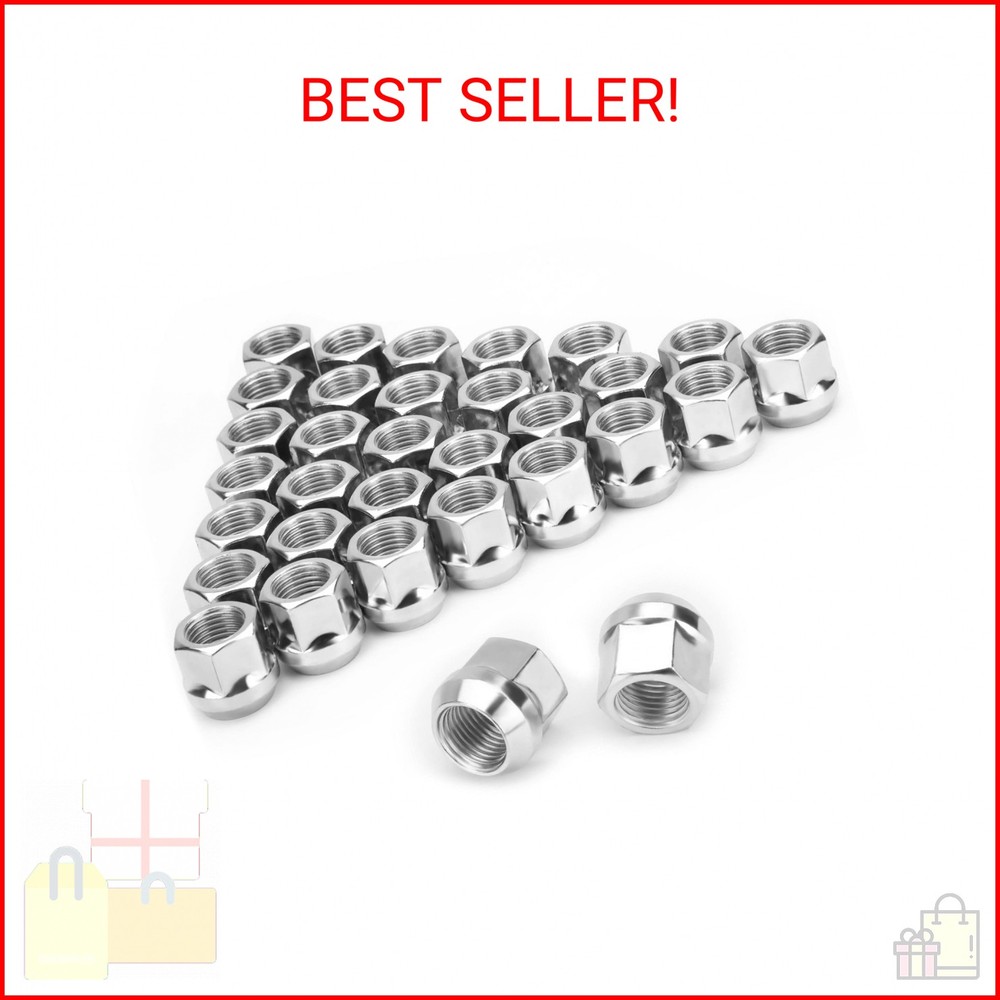 M14x1.5 Lug Nuts Replacement for Chevy Silverado Tahoe C/K2500 Suburban, GMC Sie