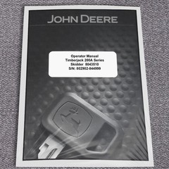 John Deere 200A Skidder Owners Operators Manual – 8043510