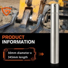 40cr Bucket Pin 40Cr High Carbon 50mm x 345mm Compatible with CAT Komatsu Brands