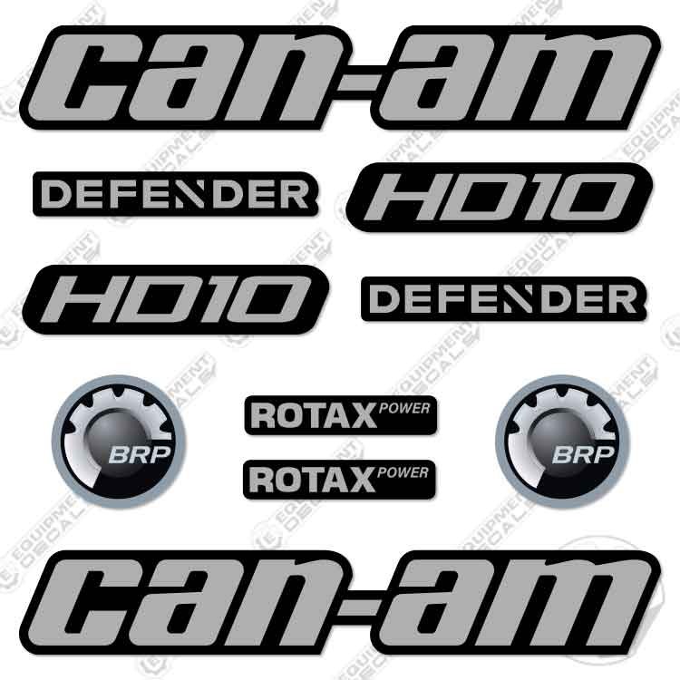 Fits Can-Am Commander HD10 Decal Kit UTV – GREY- 7 YEAR OUTDOOR 3M VINYL!
