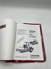 Dynapac CA 251/301 Vibratory Roller Factory Operators Manual M251En2 SKU Z