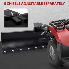 3-Position 42″ Scrape Blade 2″ Receiver for ATV UTV Adjustable Scraper Universal