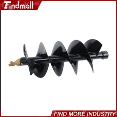 Findmall Auger Post Hole Drill Bit Attachment 300mm Diameter For Mini Excavator