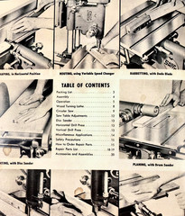 Shop Smith 10-ER Multi Purpose Power Tool Operators Manual Owners Repair Parts