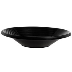 Black Plastic Gold Mining Pan with Two Types Riffles Prospecting Mining River