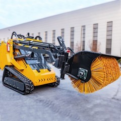 51” Snow Cleaner Angle Broom Sweerper Snow Brush Fit Toro Dingo Mini Skid Steer