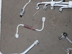 Mitsubishi S4S Marine Water Cooled Diesel Engine Fuel & Oil Line Set