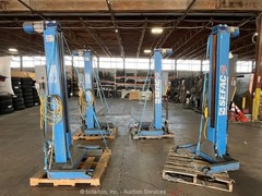 2009 Lot of (4) SEFAC PMZ Portable Heavy Duty Electrical Equipment Lift bidadoo