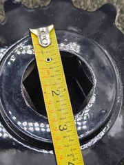 Heavy Duty Feeder Chain Sprocket Replacement 12 Tooth Black