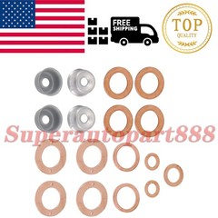 Fits Kubota V2203 V2403 V1902 V1702 V1505 4 CYL 4x Injector Seal Kit 19077-53650