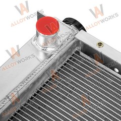 4Row Aluminum Radiator For International Case IH Skid-Steer Loader 40XT 386919A2