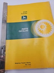 Genuine John Deere 2520 Tractor Parts Catalog PC-1145 1979 Dealer Service