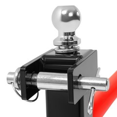 3 Point Hay Bale Spear Trailer Hitch Receiver For Cat 1 Tractor W/Gooseneck Ball